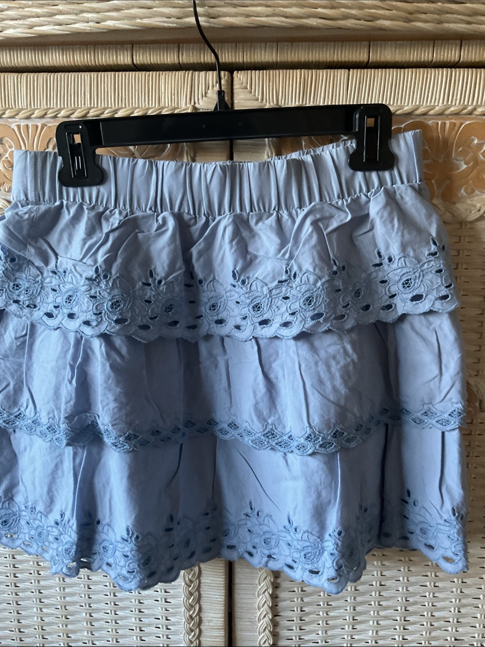 J.Crew Eyelet Tiered Skirt